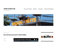 Tablet Screenshot of mitte-online.de